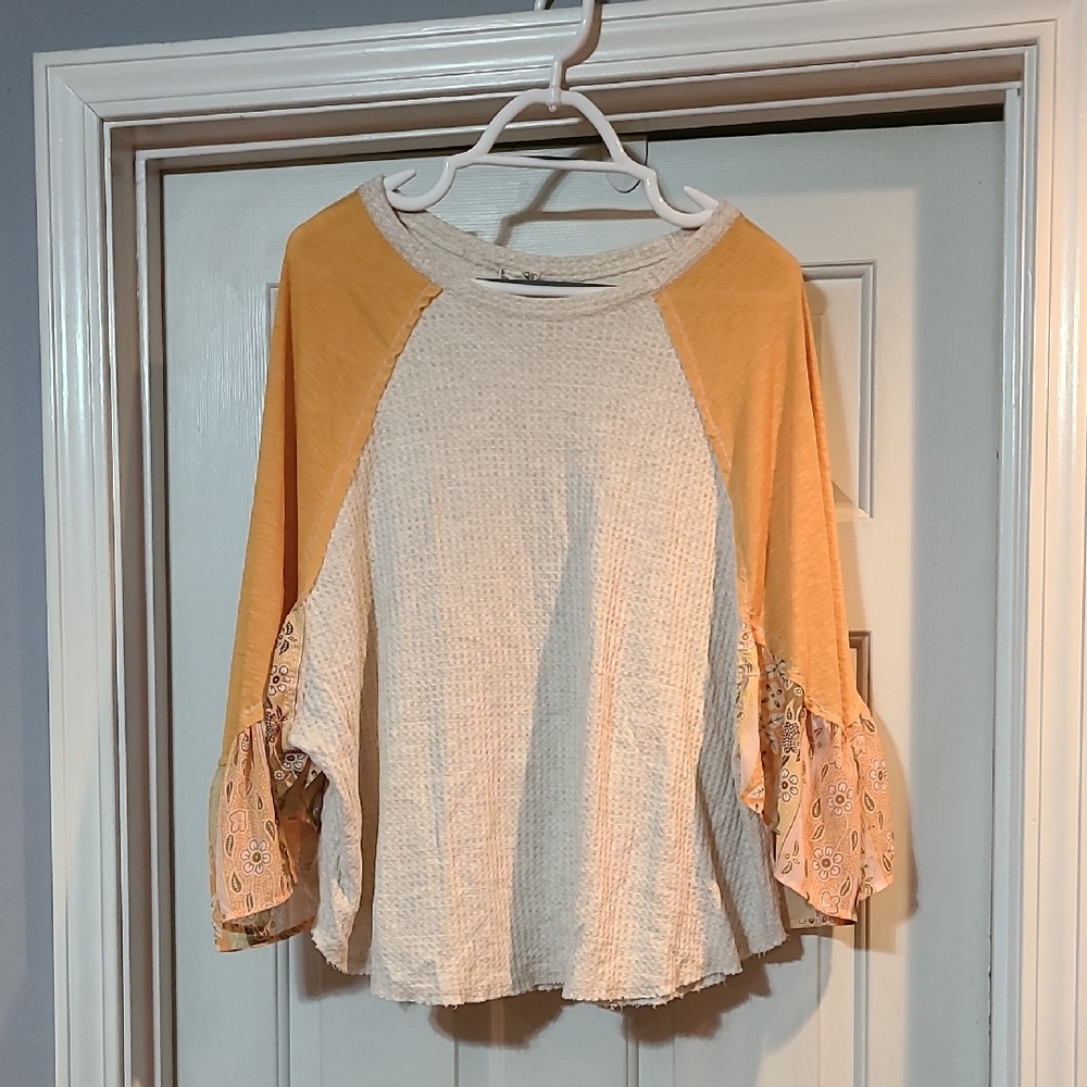 Blu Pepper Cream and Yellow Top